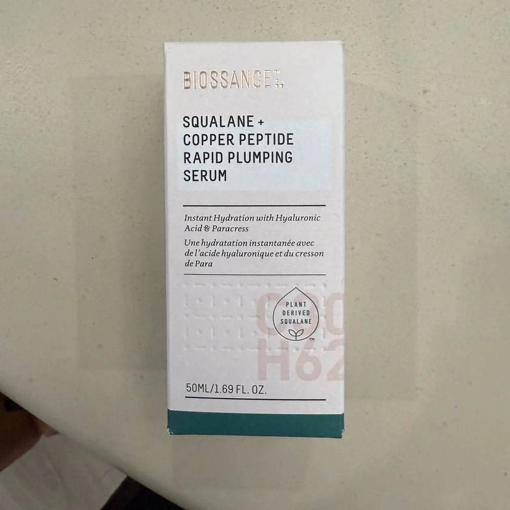 Biossance Squalane + Copper Peptide Rapid Plumping Serum